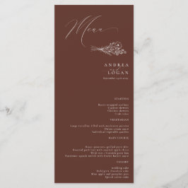 ワイルドフラワーボホシック結婚ズ メニュー