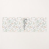 ワイルドフラワーボホパーソナライズド ヨガマット (正面(横))