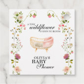 ワイルドフラワーボホフローラベビーシャワー フェイバータグ (裏面)