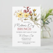 ワイルドフラワーボホフローラマザーズデイブランチ 招待状 (スタンド正面)