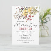 ワイルドフラワーボホフローラマザーズデイブランチ 招待状 (スタンド正面)