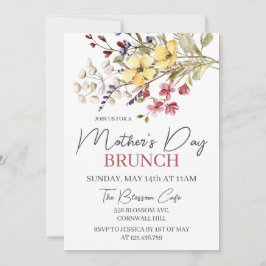 ワイルドフラワーボホフローラマザーズデイブランチ 招待状