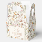 ワイルドフラワーボホブライダルシャワーイン開花ガーデン フェイバーボックス (オープン)