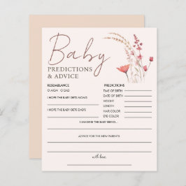 ワイルドフラワーボホベイビーシャワー予測とアドバイス