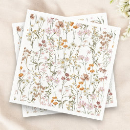 ワイルドフラワーボホベイビーシャワーin開花園 スタンダードカクテルナプキン
