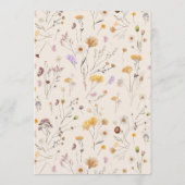 ワイルドフラワーボホメニュー メニュー (裏面)