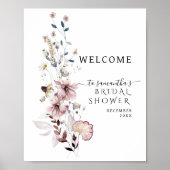 ワイルドフラワーボホモダンブライダルシャワーへようこそ ポスター (正面)