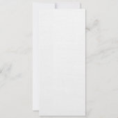 ワイルドフラワーボホーアウトドアデジタル結婚式招待状 招待状 (裏面)