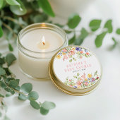 ワイルドフラワーボホーフィールド男女兼用ベビースシャワー ラウンドシール