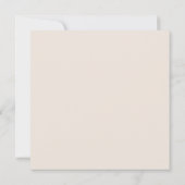 ワイルドフラワーボホーベビーシャワー招待状 (裏面)