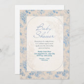 ワイルドフラワーボホーベビーシャワー招待状 招待状 (正面/裏面)