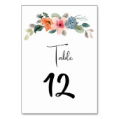 ワイルドフラワーボホ山 テーブルナンバー (正面)