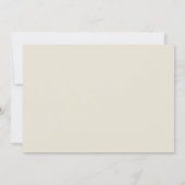 ワイルドフラワーボホ秋の結婚式写真保存日時 セーブザデート (裏面)