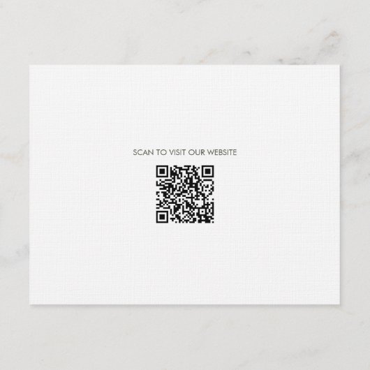 ワイルドフラワーボホ秋の結婚式詳細 エンクロージャーカード (裏面)