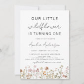 ワイルドフラワーボホ第1回バースデーガーデン 招待状 (正面)