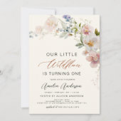 ワイルドフラワーボホ第1回バースデーガーデン 招待状 (正面)