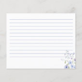 ワイルドフラワーボホ花レシピカード (裏面)