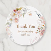 ワイルドフラワーボホ赤ちゃんシャワー フェイバータグ (裏面)