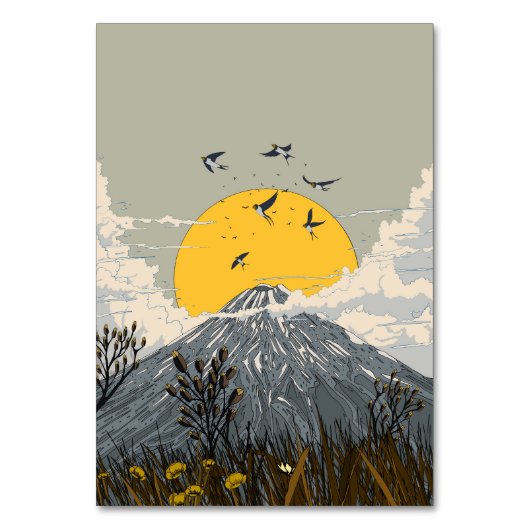 ワイルドフラワーボルケーノマウンテン テーブルナンバー (正面)