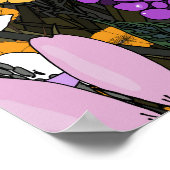 ワイルドフラワーボルケーノマウンテン ポスター (角)