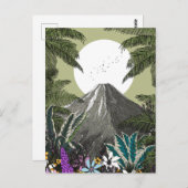 ワイルドフラワーボルケーノマウンテン ポストカード (正面/裏面)