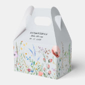 ワイルドフラワーボーイベビーシャワー フェイバーボックス (裏面サイド)
