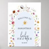 ワイルドフラワーボーイ赤ちゃんシャワーへようこそ ポスター (正面)
