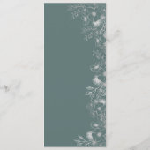 ワイルドフラワーボー結婚ホのメニュー メニュー (裏面)