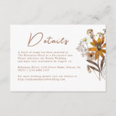 ワイルドフラワーボー結婚ホ詳細 エンクロージャーカード (正面)