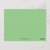 ワイルドフラワーポストカード ポストカード (裏面)