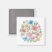 ワイルドフラワーポストカード マグネット (正面/裏面)