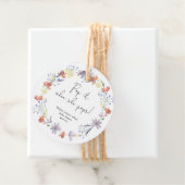 ワイルドフラワーポップ・アートのは、彼女が赤ちゃんシャワーをポップするときにそれを保つ フェイバータグ (インサイチュ)