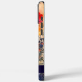 ワイルドフラワーポピーパーソナライズされたズダークレッド&イエロー Case-Mate iPhoneケース (裏面 / 左)