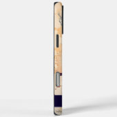 ワイルドフラワーポピーパーソナライズされたズダークレッド&イエロー Case-Mate iPhoneケース (裏面 / 右)