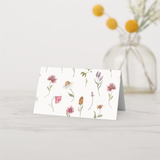 ワイルドフラワーマウンテン折り畳み座席表 プレイスカード (裏面)