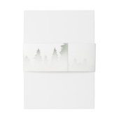 ワイルドフラワーマウンテン結婚ウォーターカラー 招待状ベリーバンド (裏面例)