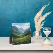 ワイルドフラワーマウンテン鮮やかエスケープ – 自然ウォールA フォトプラーク (インサイチュ)