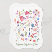 ワイルドフラワーマザーズのデイカード (正面/裏面)