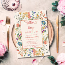 ワイルドフラワーマザーズデイカラフルブランチ