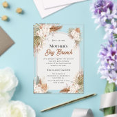 ワイルドフラワーマザーズデイブランチ招待状 アクリル招待状 (インサイチュ (ウェディング))
