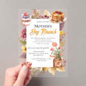 ワイルドフラワーマザーズデイブランチ招待状 アクリル招待状 (インサイチュ (ポータブル))