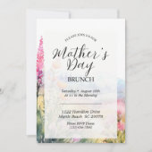 ワイルドフラワーマザーズデイモダンブランチ赤面ピンク シーズンカード (正面)