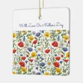 ワイルドフラワーマザーズデイ セラミックオーナメント (左)