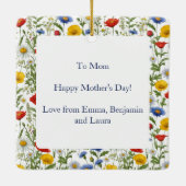 ワイルドフラワーマザーズデイ セラミックオーナメント (裏面)