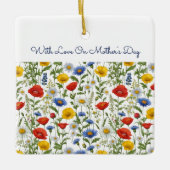 ワイルドフラワーマザーズデイ セラミックオーナメント (正面)