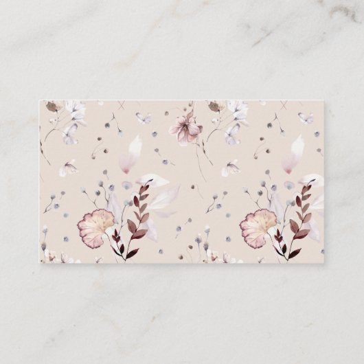 ワイルドフラワーママのベリーゲームの大きさ エンクロージャーカード (裏面)