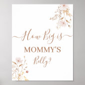 ワイルドフラワーママの腹の大きさ ポスター (正面)