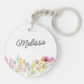 ワイルドフラワーママ七素晴らし菜おばあちゃんと名 キーホルダー (裏面)