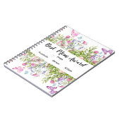 ワイルドフラワーママ感謝スパイラルフォトノートブック ノートブック (左側)