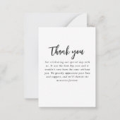 ワイルドフラワーマラードダック結婚のノートカード ノートカード (裏面)